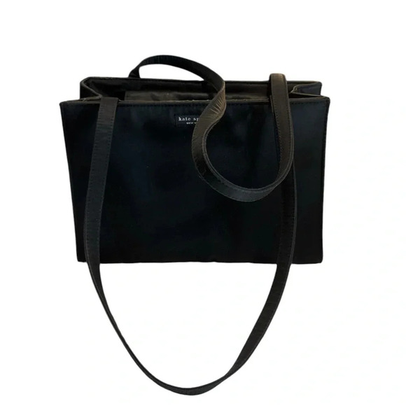 Vintage Kate Spade New York Black Nylon
Large SAM Shoulder Bag Tote - Picture 4 of 9